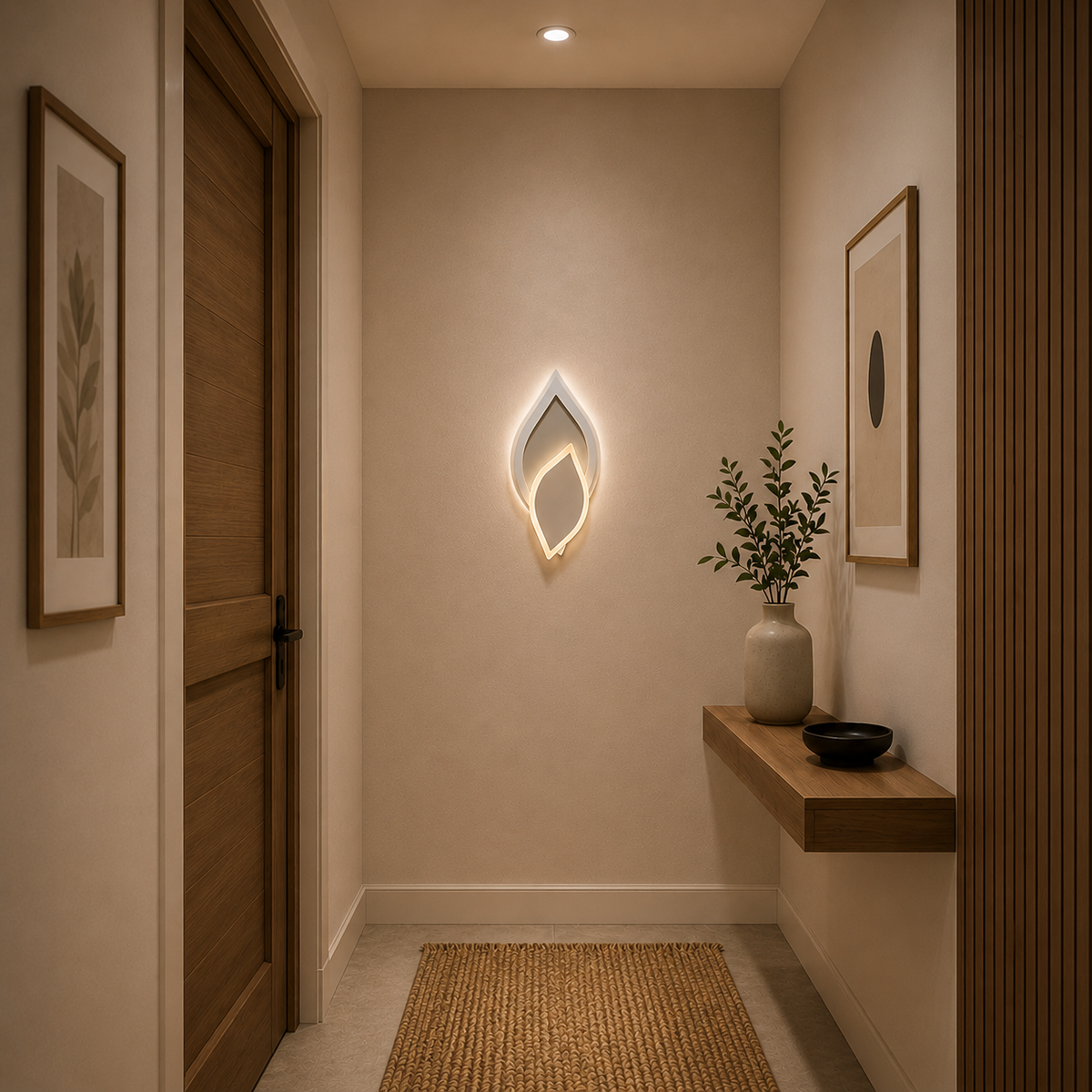 Aplica LED Nina, 20W, Lumina Neutra, Alb