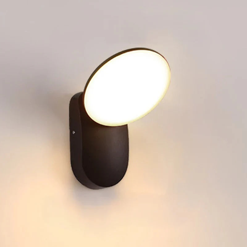 Aplica LED de Exterior 10W, AX165, Lumina Calda 3000K, Negru