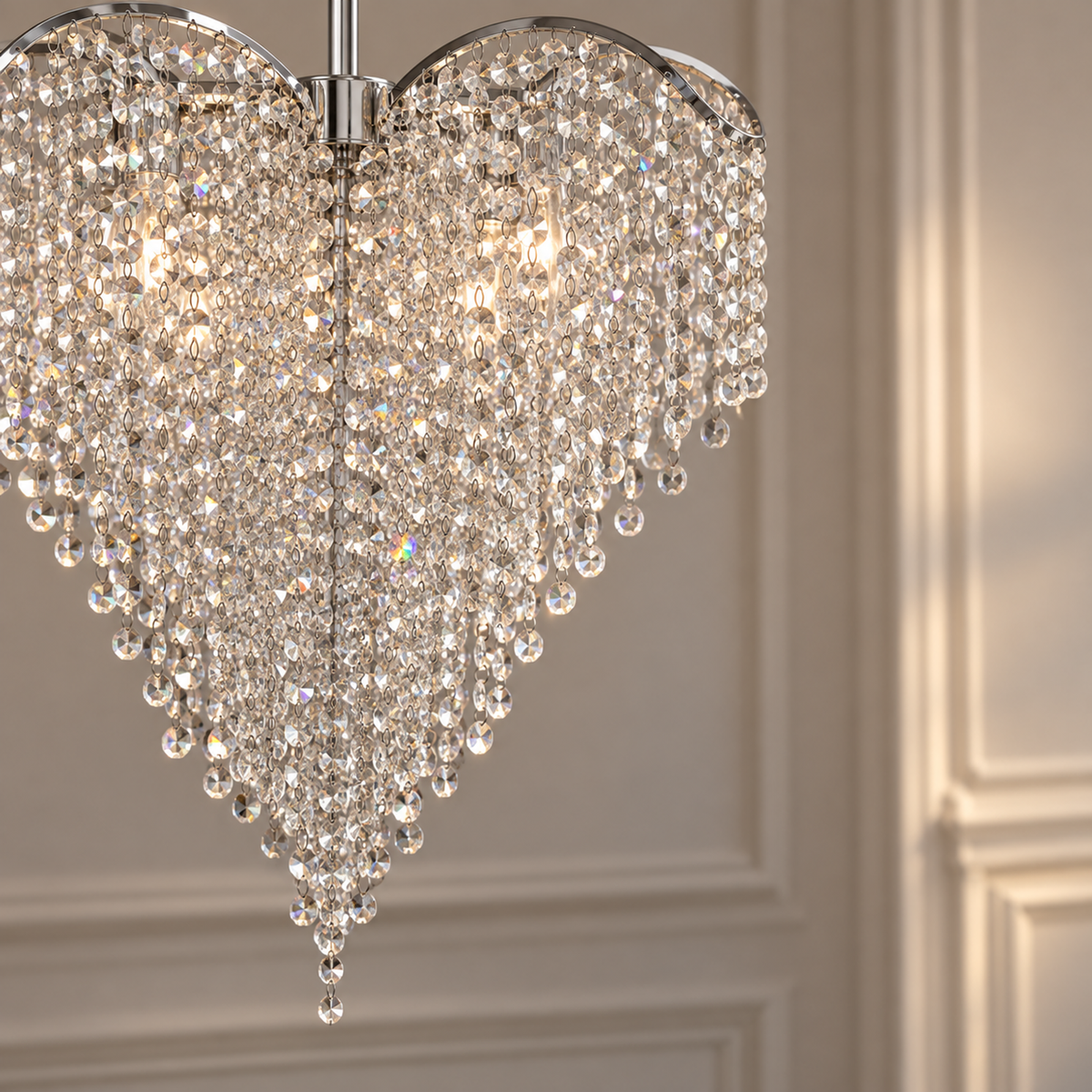 Candelabru Cristal Ander CC730-4CH, detaliu al candelabrului
