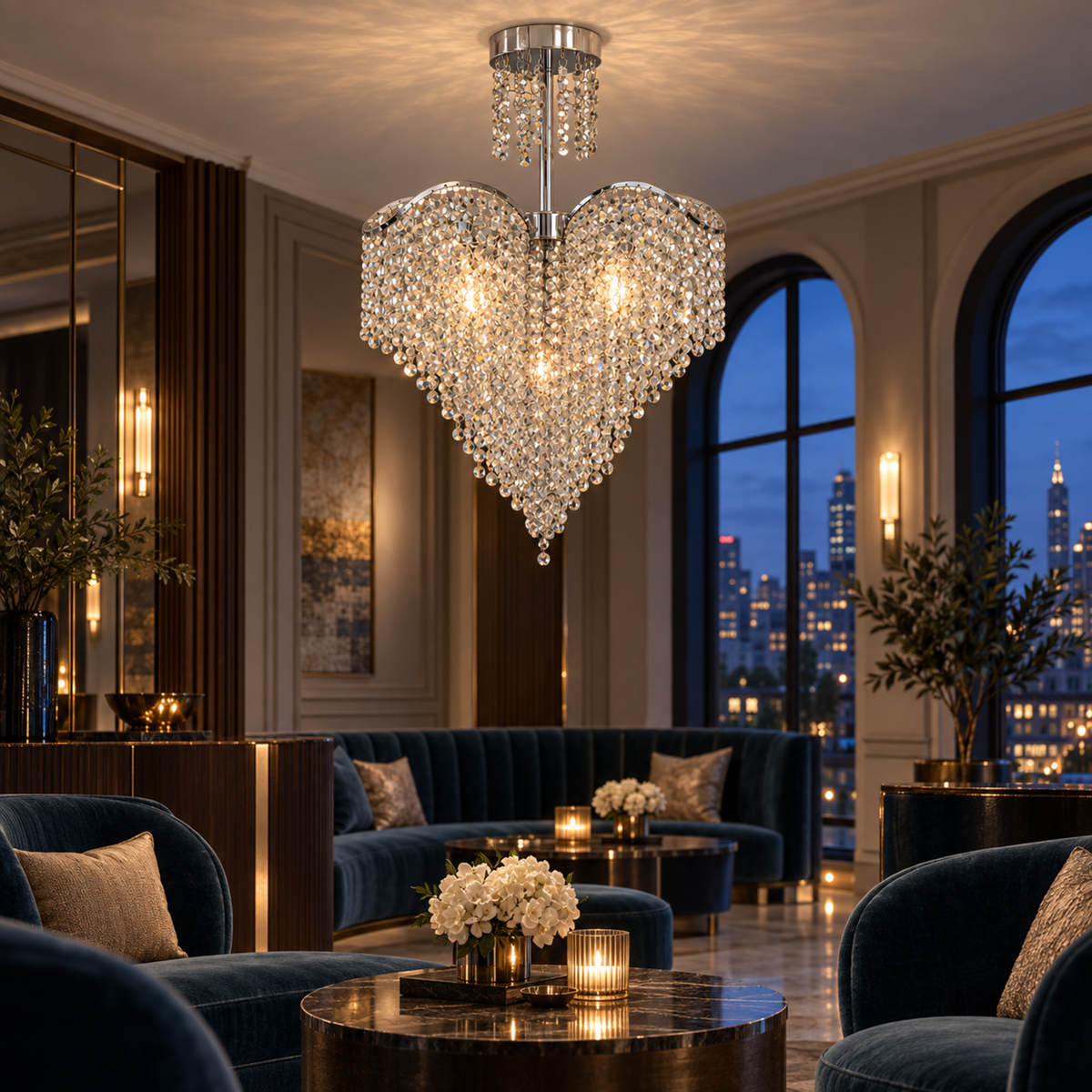 Candelabru Cristal Ander CC730-4CH, în ambient 5