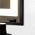 Oglinda LED Rectangulara 80x60cm Verite Majeste Noir Motion Glow Marcello Sistem Dezaburire Ceas & Termometru Dimabila