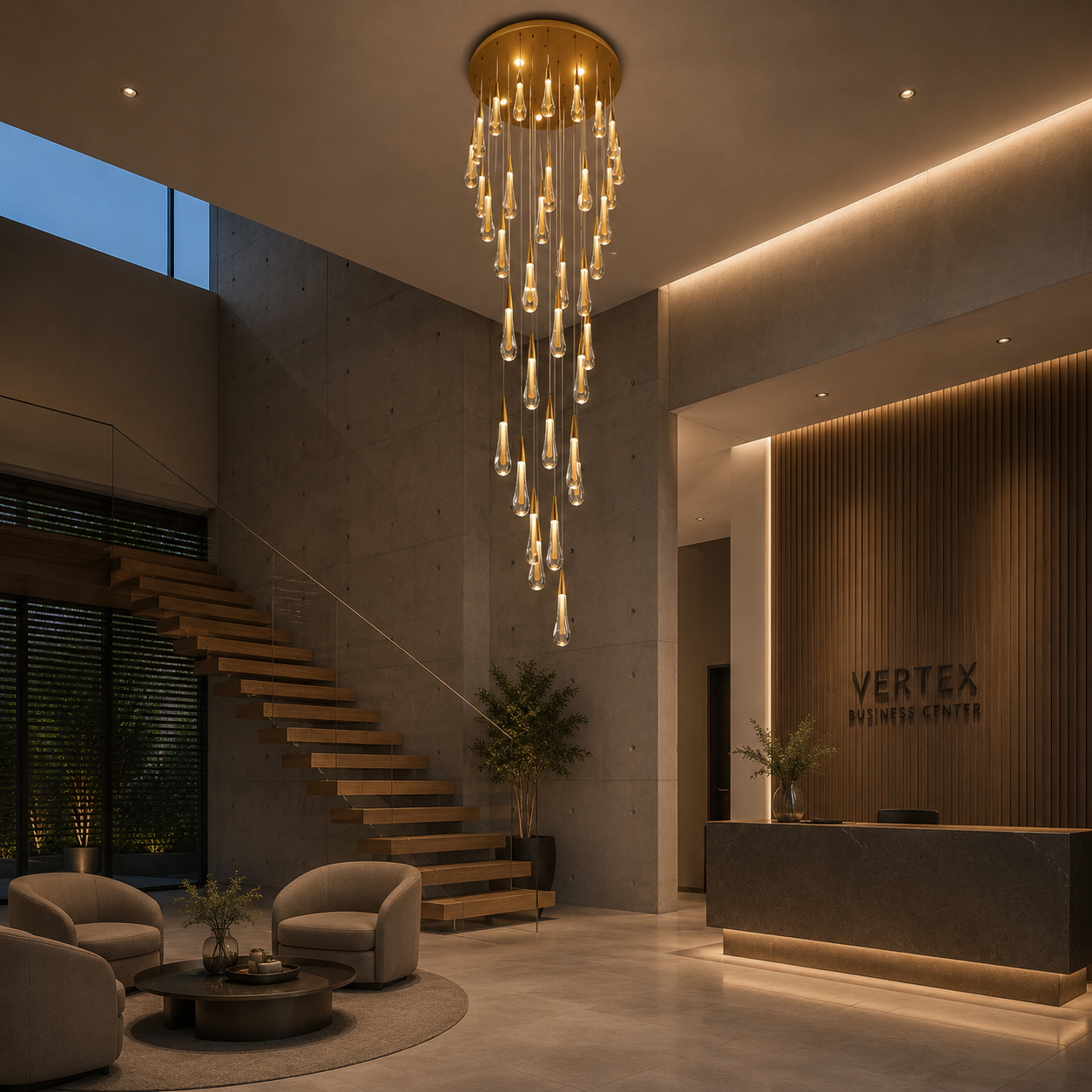 Candelabru Cristal LED Suspendat, 39W, Iustinian, Diametru 60cm, Inaltime Reglabila, Auriu, Metal si Cristal
