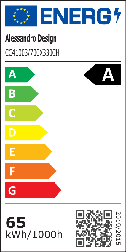 Candelabru LED cu Telecomanda, 65W, ROYALE Imperio , 70x33x120, Lumina Rece/Neutra/Calda, Dimabila, Argintiu, Cristal, Otel