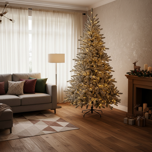 Decorațiune Brad Artificial UUMMANNAQ, 180 cm, 861 vârfuri, Suport Metalic, Verde