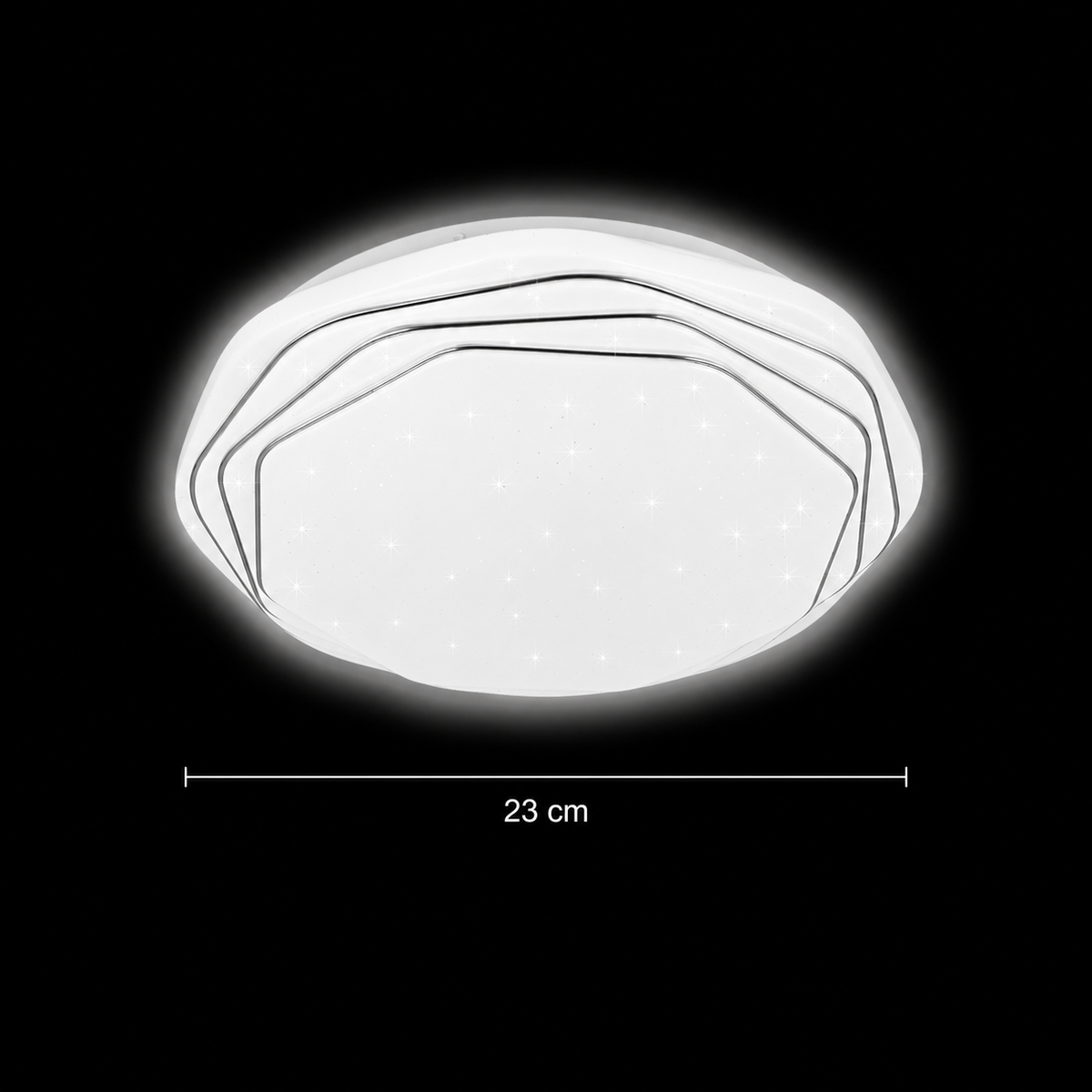 Plafonieră LED 23 cm, 22W, 3000K / 4000K / 6000K, Alb, Metal si Acril Plafoniere LED Default Title Alessandro Design