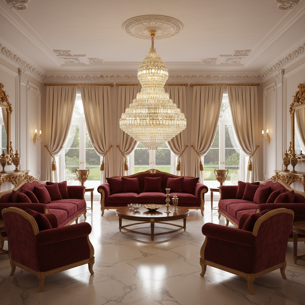 Candelabru Cristal VELVET Supremo, 69xE14, D150 cm, Auriu, Inaltime Reglabila, Metal si Cristal
