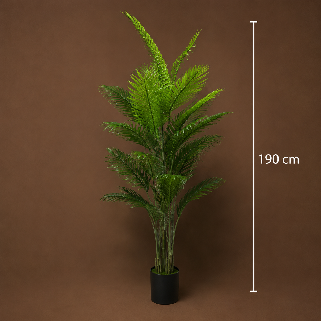 Copac Artificial Tip Palmier, 3 Brate, 190 cm, Verde