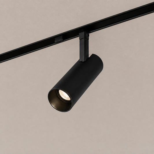 Proiector LED Magnetic CHIRCHIQ, Rotativ, Ø5.5cm, 20W, Lumina Neutra, Negru