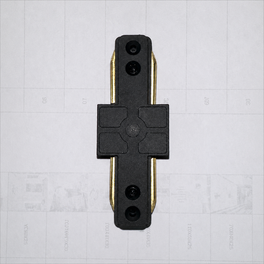 Conector pentru șină SN203BK, 9x3.5x1.5cm, Neagră