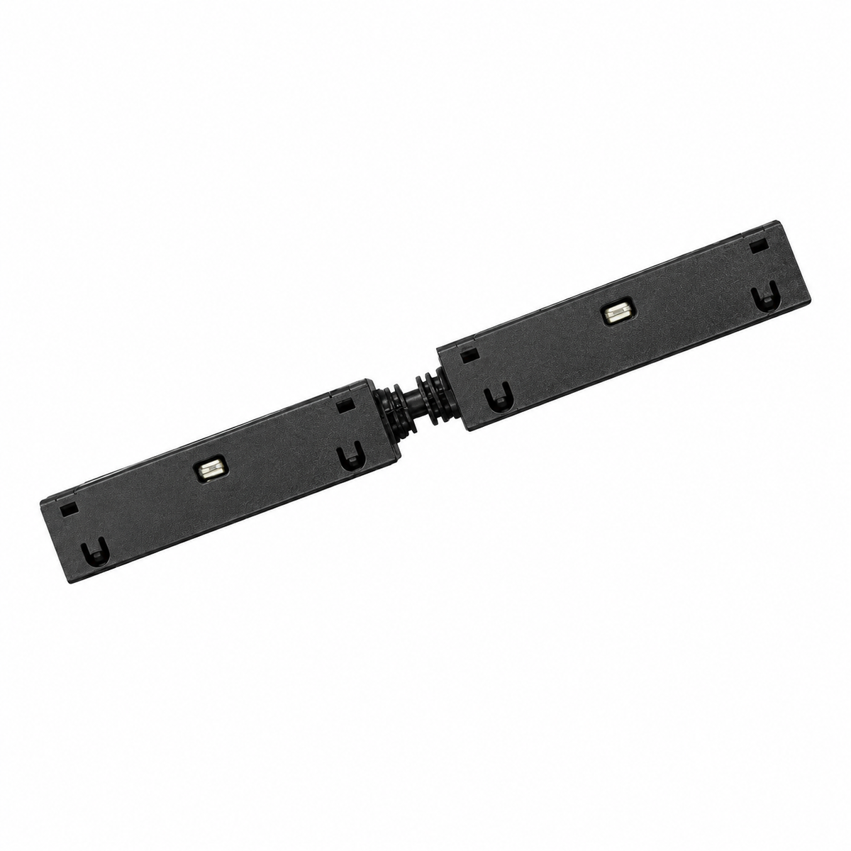 Conector Electric Drept Pentru Sina Magnetica NAVOI, Metal si Acrilic, Negru