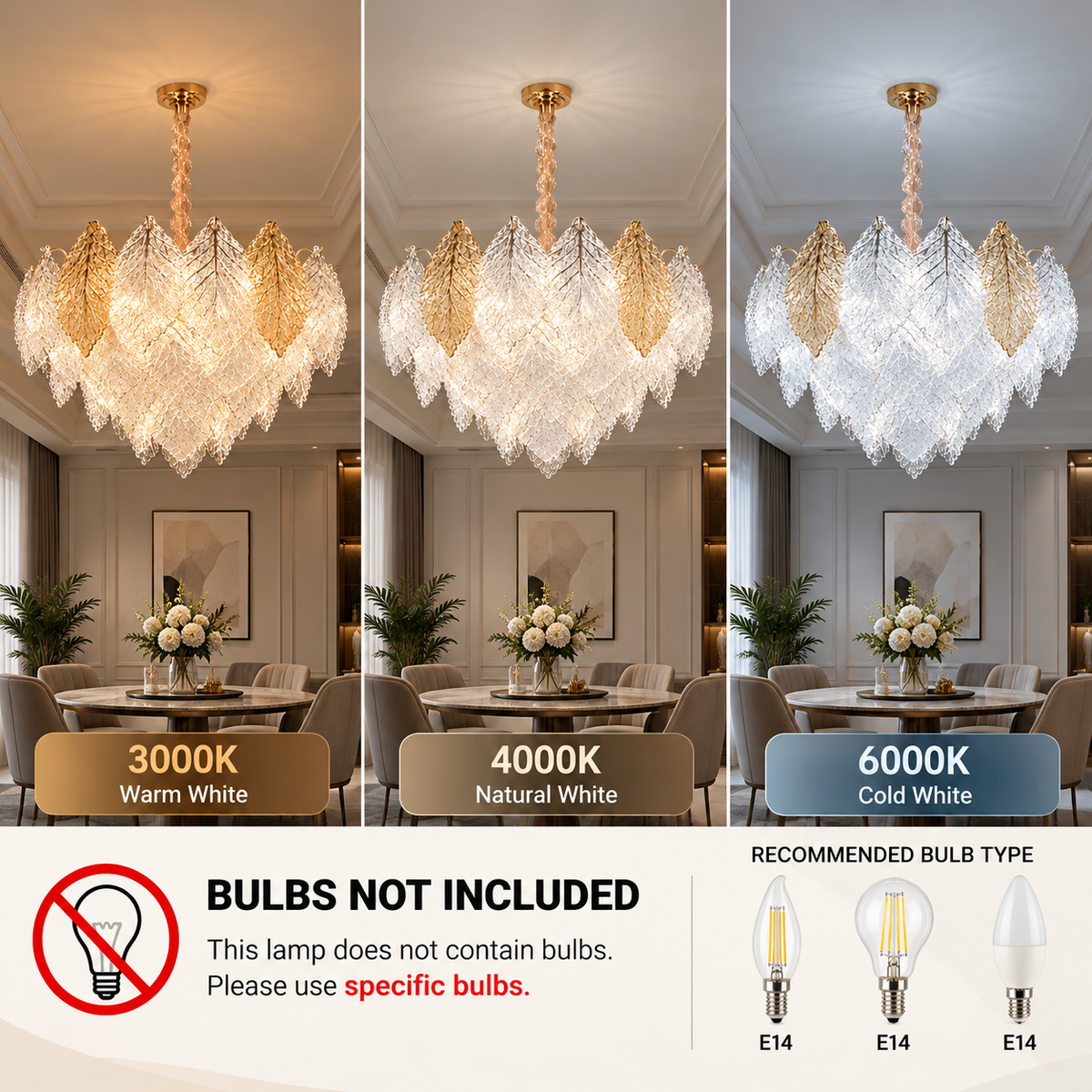 Candelabru Cristal LACE Eleganza 9xE14, Diametru 50cm, Inaltime 36cm, Auriu Lucios, Inaltime Reglabila, Design Elegant