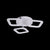 Lustra LED ERIKA, 24W, 3 Patrate, lumina Neutra, Alb