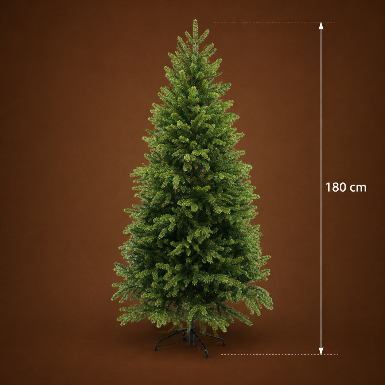 Decorațiune Brad Artificial EIS, 180 cm, 545 vârfuri, Plastic, Verde