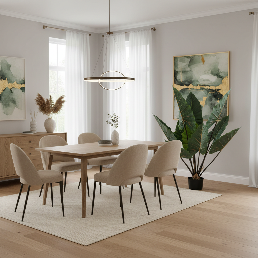 Decorațiune Strelitzia, Plastic, 120 cm, Verde