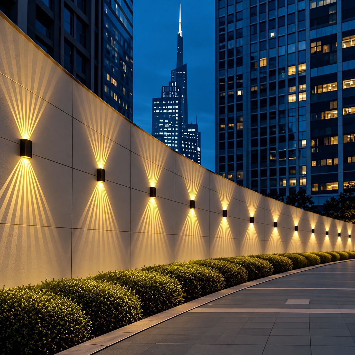 Aplica LED ZARAFSHON Exterior, 8W, Lumina Calda, IP65, Aluminiu, Negru