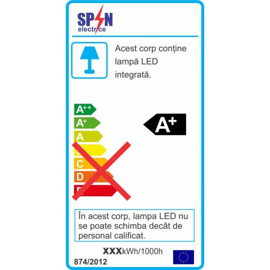 Aplica LED cu Senzor de Miscare, 15W, 6500K, IP65 SPN8049