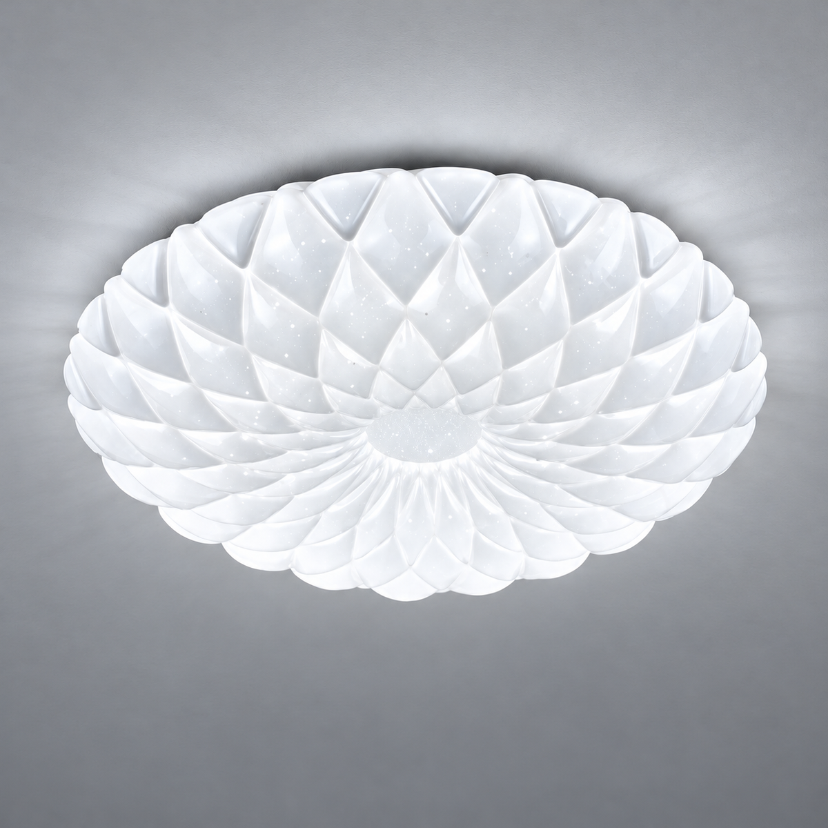 Plafonieră PL154 LED 35 cm, 31W, 3000K / 4000K / 6000K, Alb, Metal si Acril