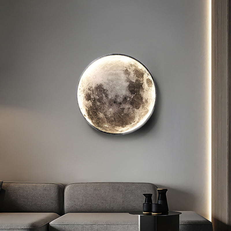Aplica LED, Decorativa, Luna 83W Diametru 120CM Lumina Rece/Neutra/Calda Black Lustre LED Aplicate Default Title Alessandro Design