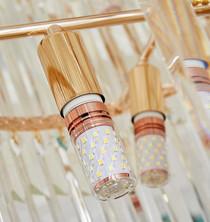 Candelabru Cristal CC900/800X1200, 23xE14, Diametru 80cm, Inaltime 120cm, Auriu Lucios si Negru, Inaltime Reglabila, Design Elegant