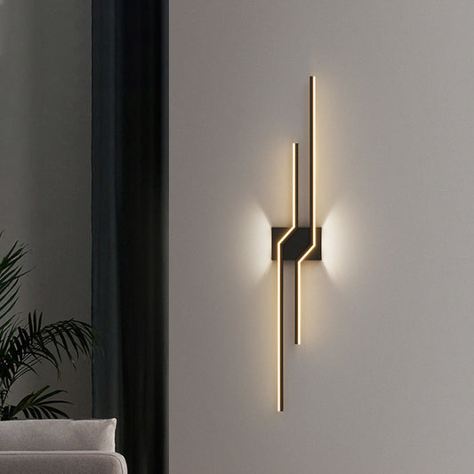 Aplica LED AL100BK 60W Negru Aplice de Interior Default Title Alessandro Design