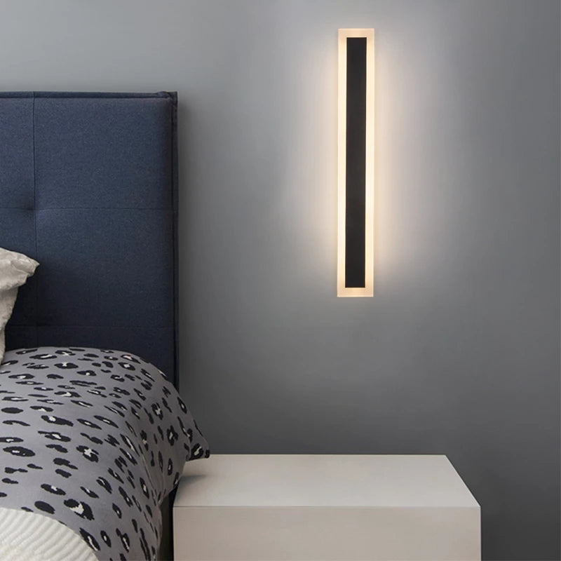 Aplica LED de Exterior Mack, Lungime 30cm, 4W, IP65, Metal, Liniar, Negru Aplice de Exterior Default Title Alessandro Design