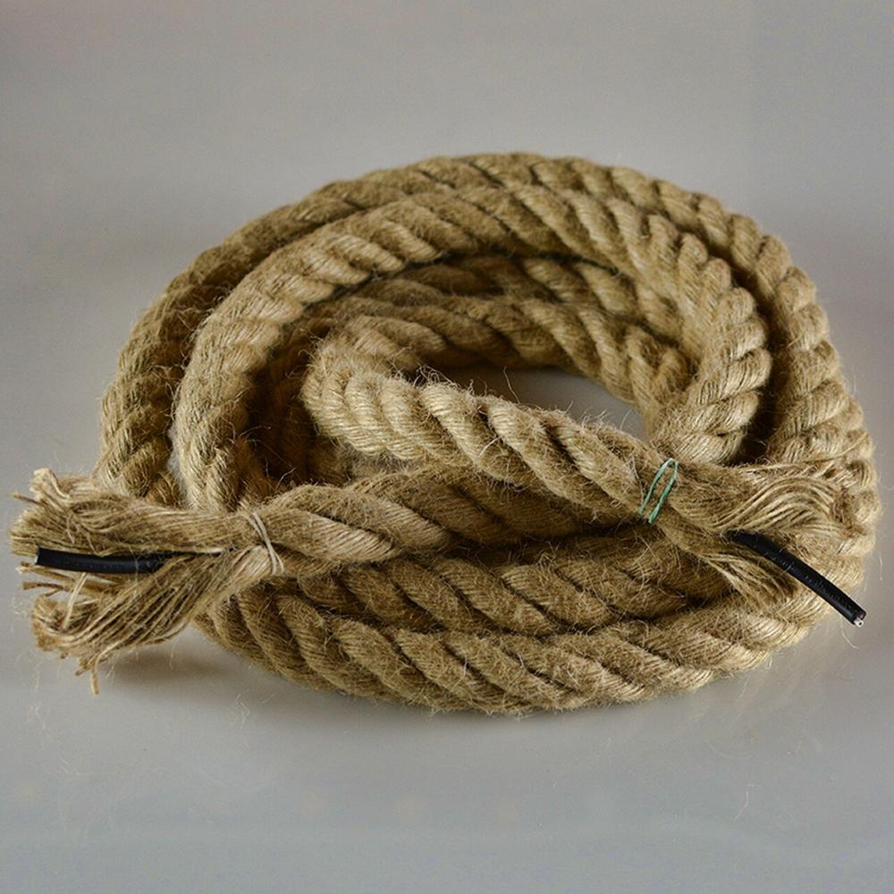 Lustra Vintage LV120/10BK, 10xE27, Rustic, Sfoara si Metal, 2x100cm, Suport Negru