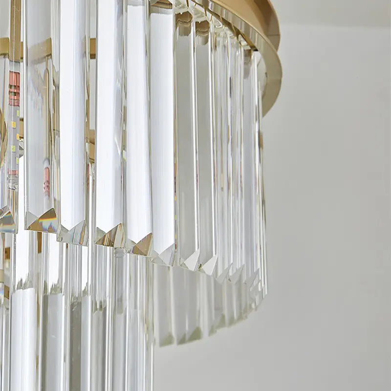 Candelabru Cristal CHAMBORD Nobile 5xE14, Diametru 38cm, Auriu Mat Candelabre Cristal Default Title Alessandro Design