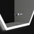 Oglinda LED Poligon 60X80cm Hexaluce Senzor MotionGlow Marcello Sistem Dezaburire Ceas & Termometru Dimabila