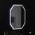 Oglinda LED Poligon 60X80cm Hexaluce Senzor MotionGlow Marcello Sistem Dezaburire Ceas & Termometru Dimabila