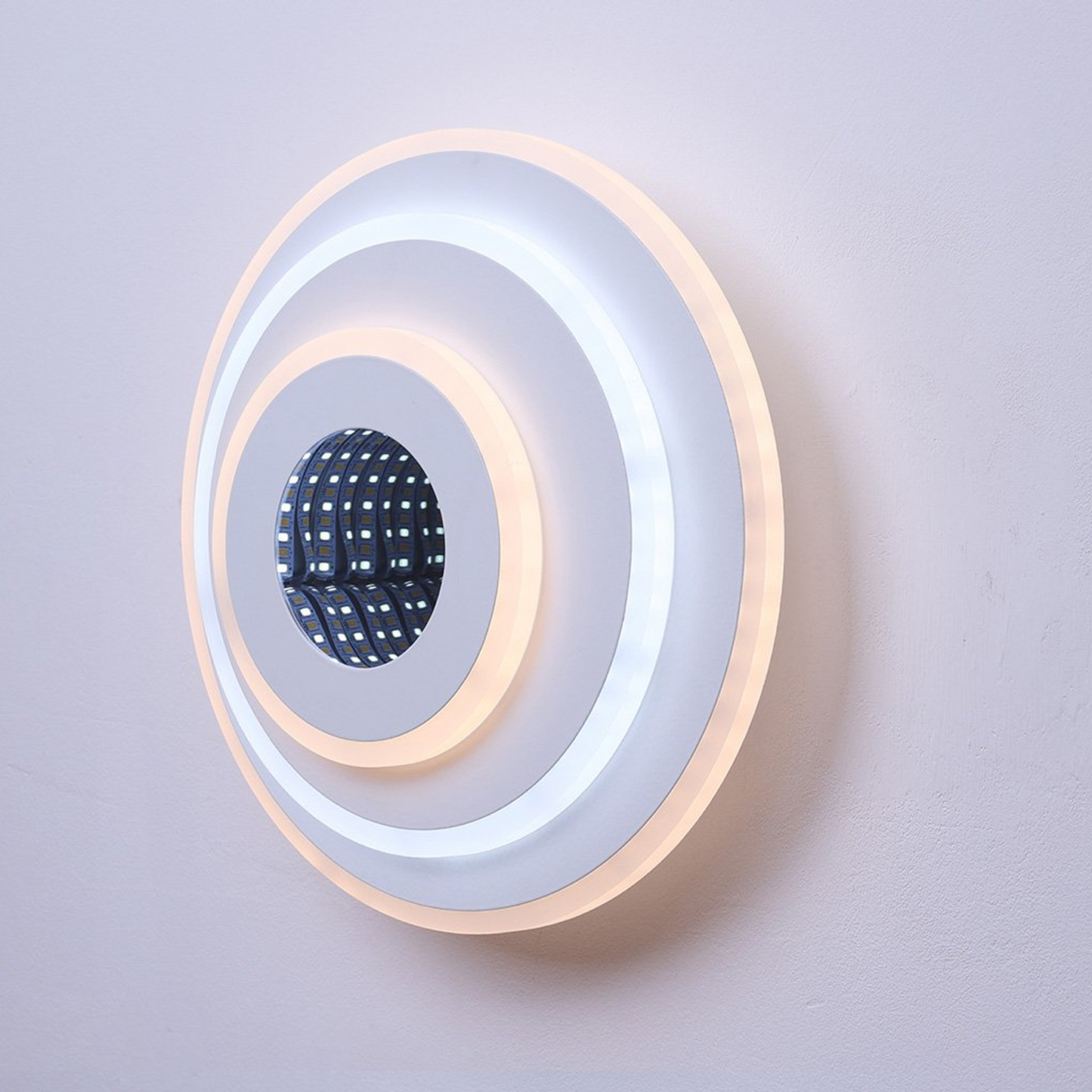 Lustra LED NEXA ROTUND 3D 39W, lumina Rece/Calda/Neutra, Alb Lustre LED Default Title Alessandro Design