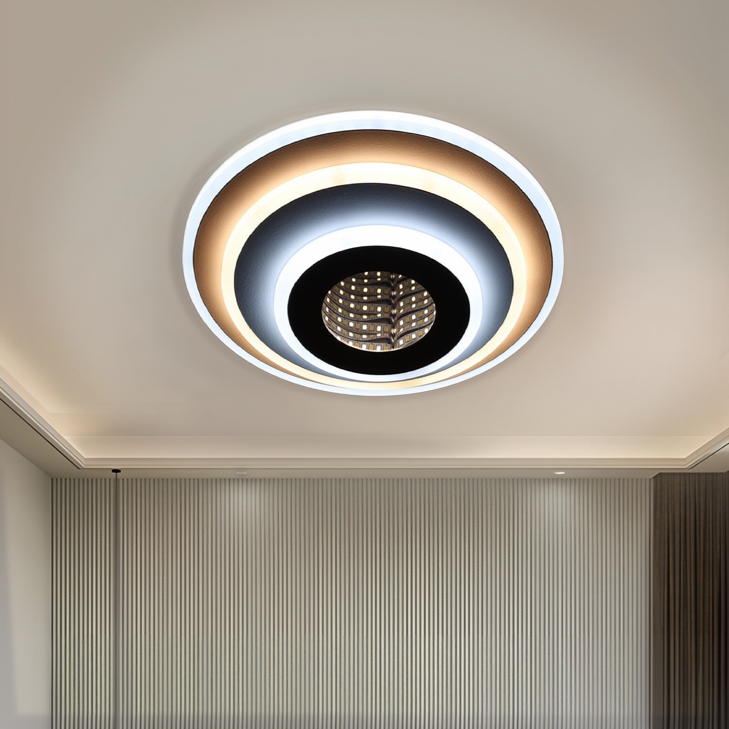 Lustra LED NEXA ROTUND 3D 39W, lumina Rece/Calda/Neutra, Alb Lustre LED Default Title Alessandro Design