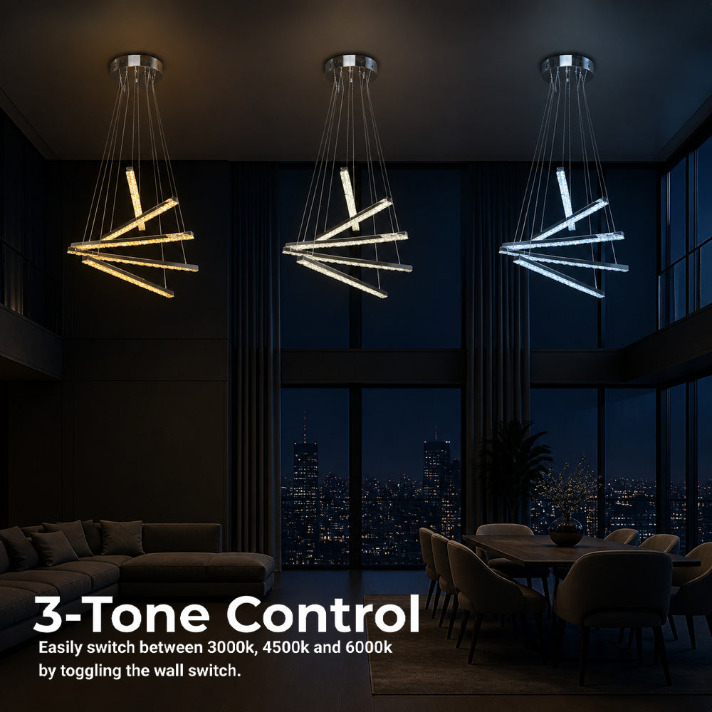 Lustra LED LIBORIA LT025/5, trei tonalități de lumină