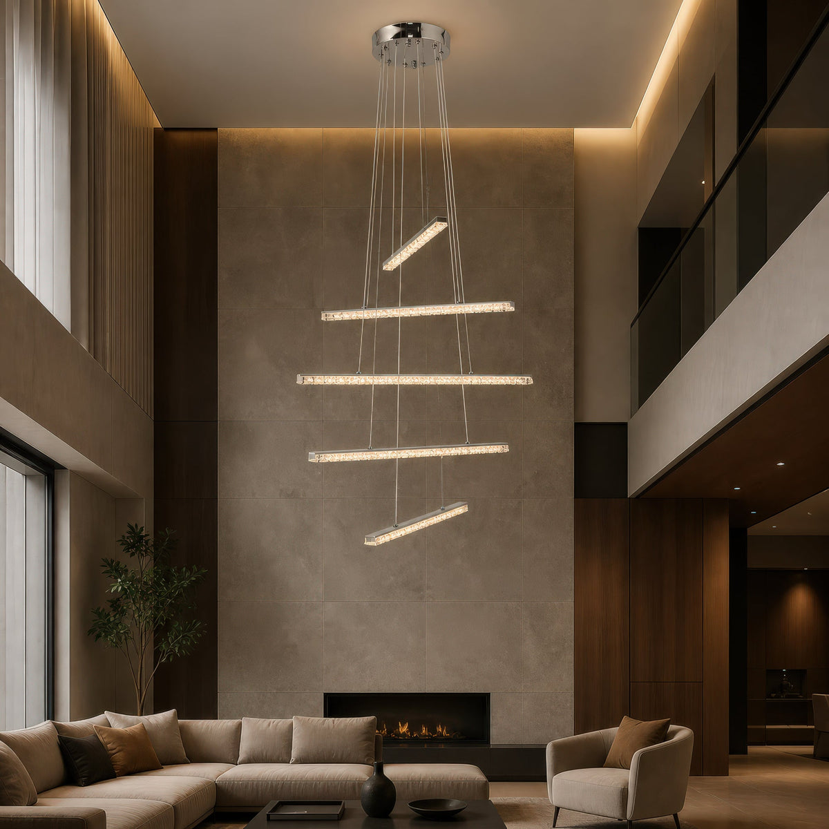 Lustra LED LIBORIA LT025/5, în ambient 1