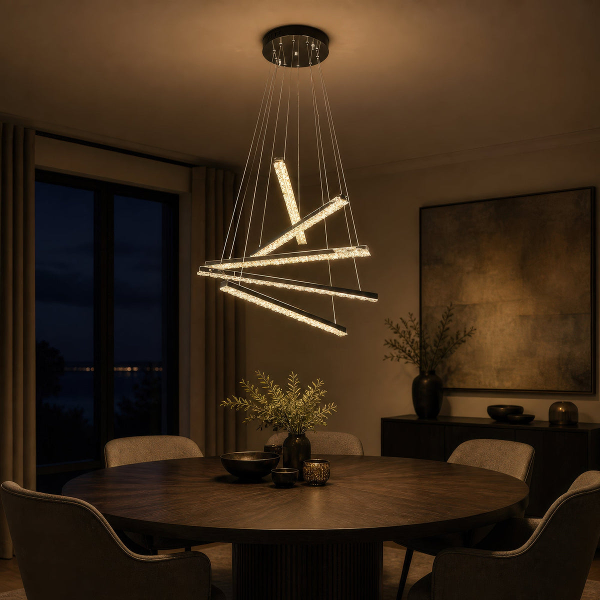 Lustra LED LIBORIA LT025/5, în ambient 2