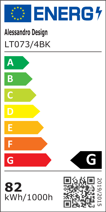 Lustra LED cu telecomanda si cristal NOVA ROTONDA RGB 82W, 4 Cercuri, lumina Rece/Calda/Neutra, Dimabila, Negru