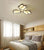 Lustra LED cu telecomanda TULIP, 47W, 3 Petale, lumina Rece/Calda/Neutra, Dimabila, Alb