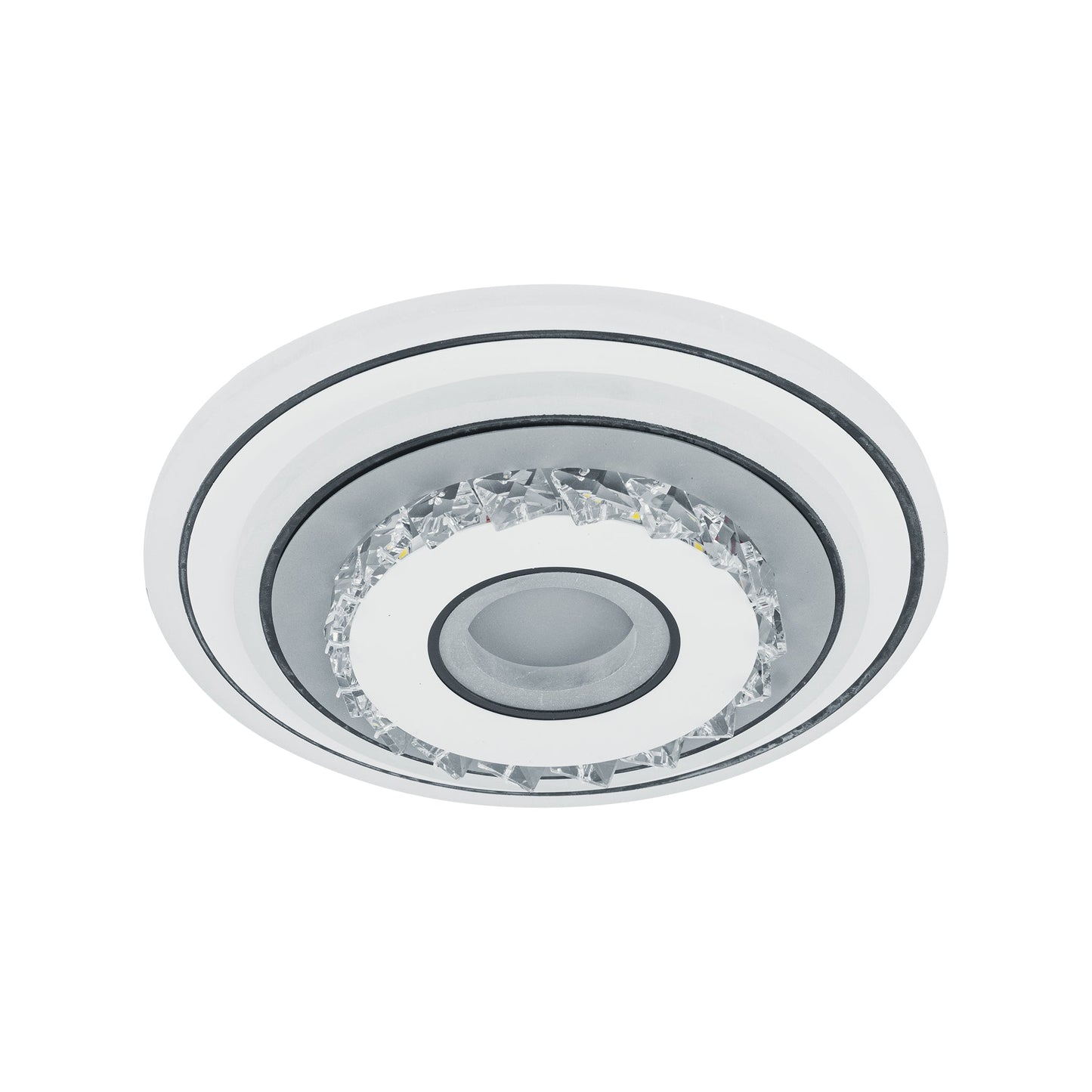Lustra LED cu cristal MITA 28W, Diametru 20cm, Rotunda, lumina Rece/Calda/Neutra, Alb Lustre LED Default Title Alessandro Design