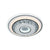Lustra LED MITA, 28W, lumina Rece/Calda/Neutra, Alb