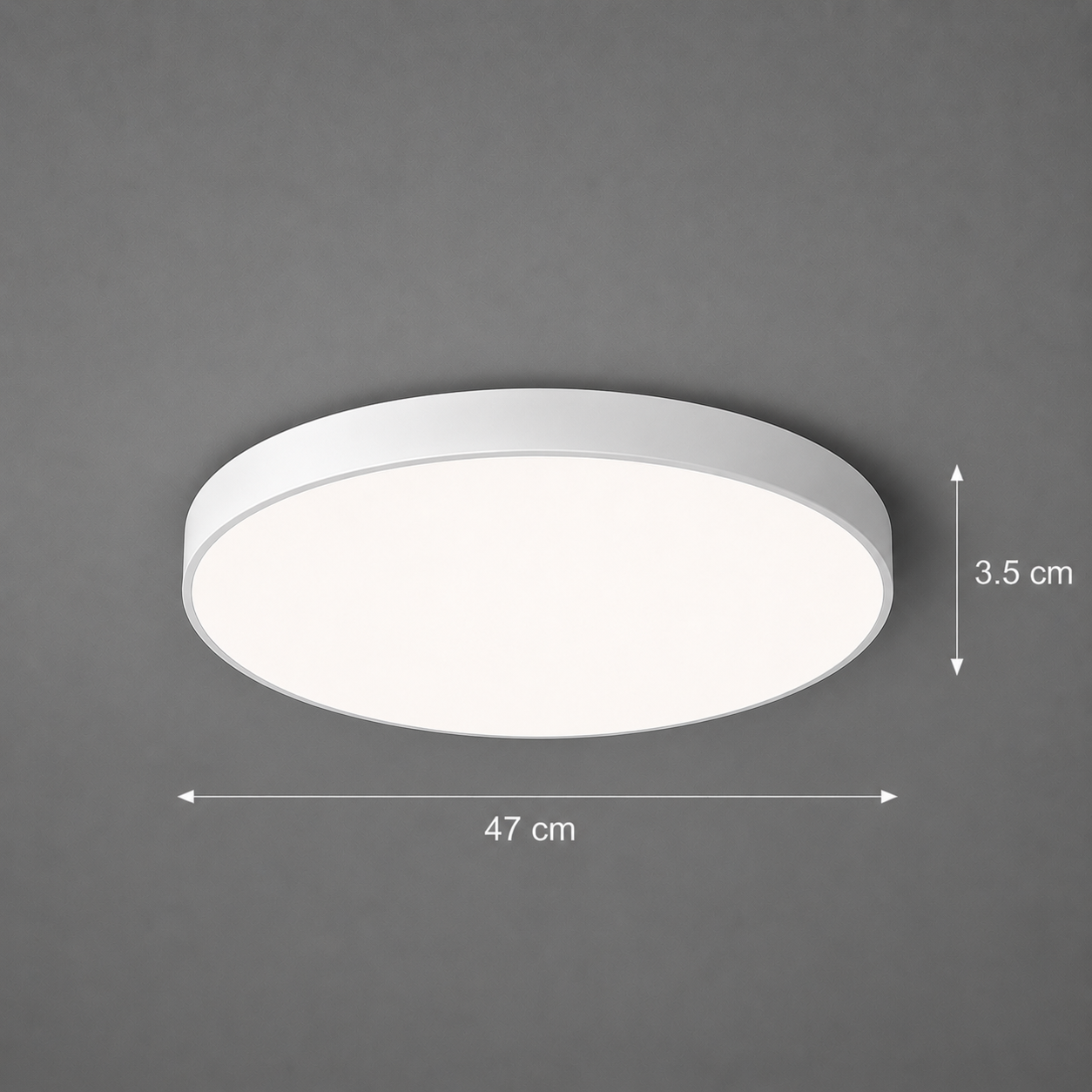 Plafoniera LED SOLIS 47cm 70W Lumina Rece Alb