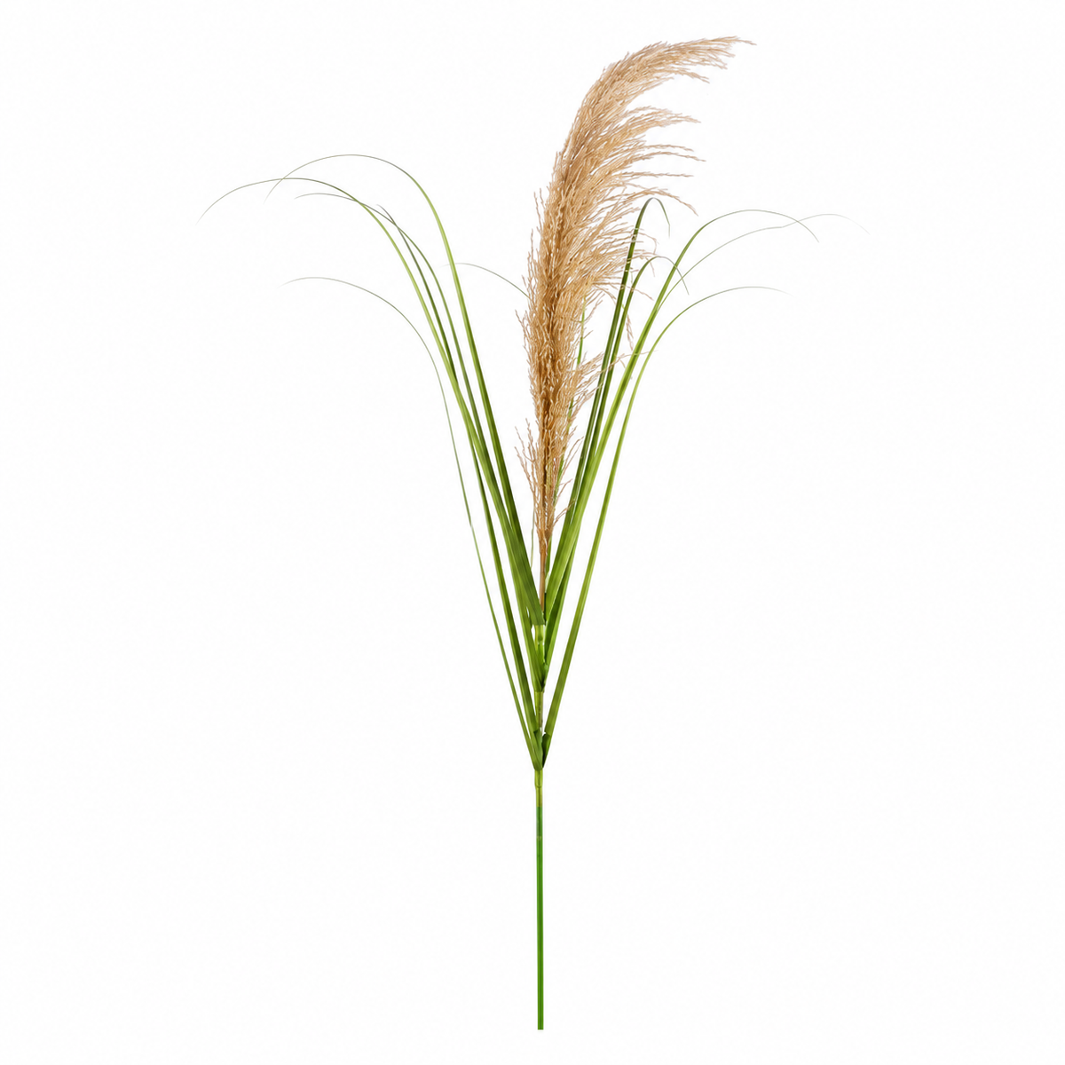Planta Artificiala Iarba Ornamentala, 110 cm, Stuf si Iarba, Verde si Maro, Fara Ghiveci