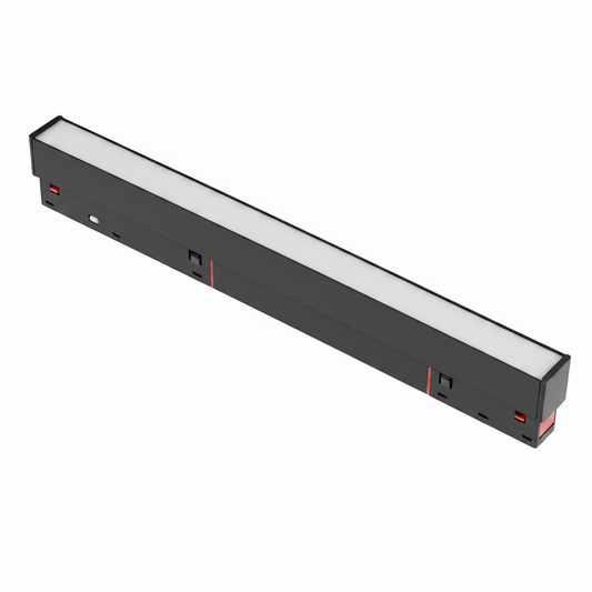 Proiector Liniar LED Pentru Sina Magnetica ZARAFSHAN, 20W, Lungime 60cm, Lumina Neutra, Negru