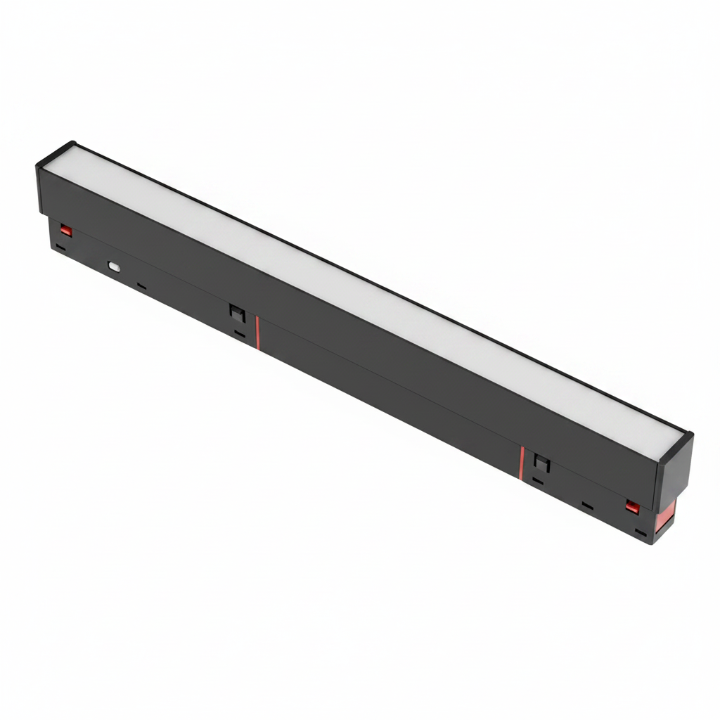 Proiector Liniar LED Pentru Sina Magnetica ZARAFSHAN, 10W, Lungime 30cm, Lumina Neutra, Negru