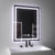 Oglinda LED Rectangulara 45x60cm Verite MotionGlow Marcello Sistem Dezaburire Ceas & Termometru Dimabila