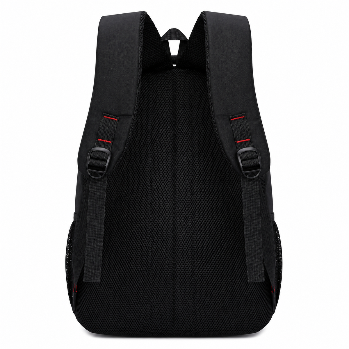 Rucsac Travel Business BAKU, 48x32x18 cm, Oxford, Negru si alb