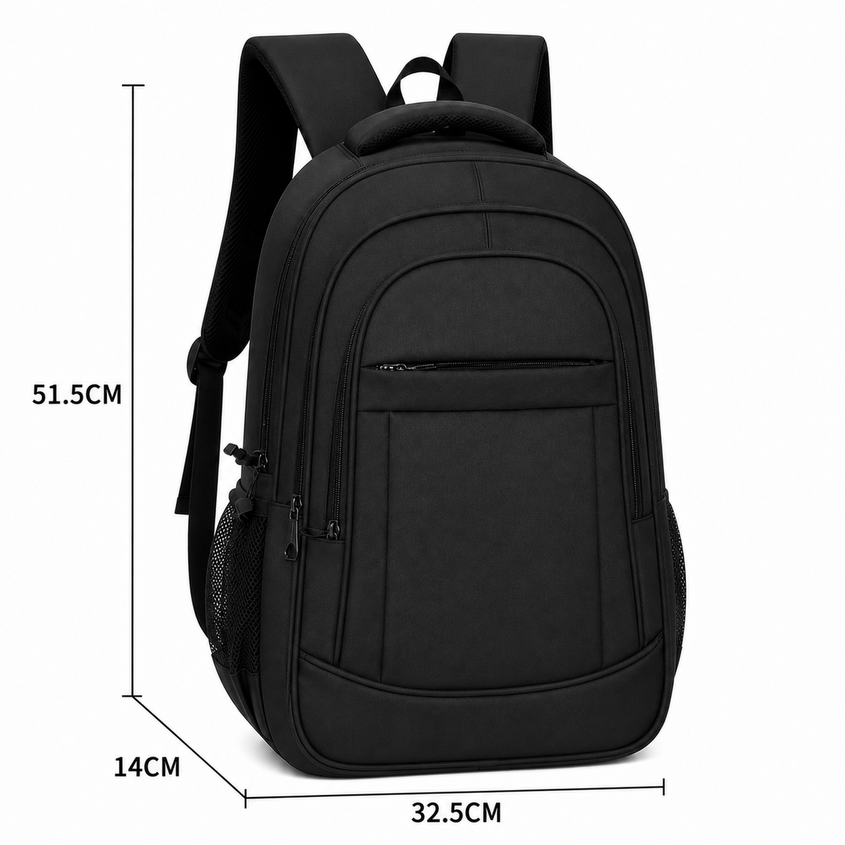 Rucsac Travel Business FERGANA, 51.5x32.5x14 cm, Oxford, Negru