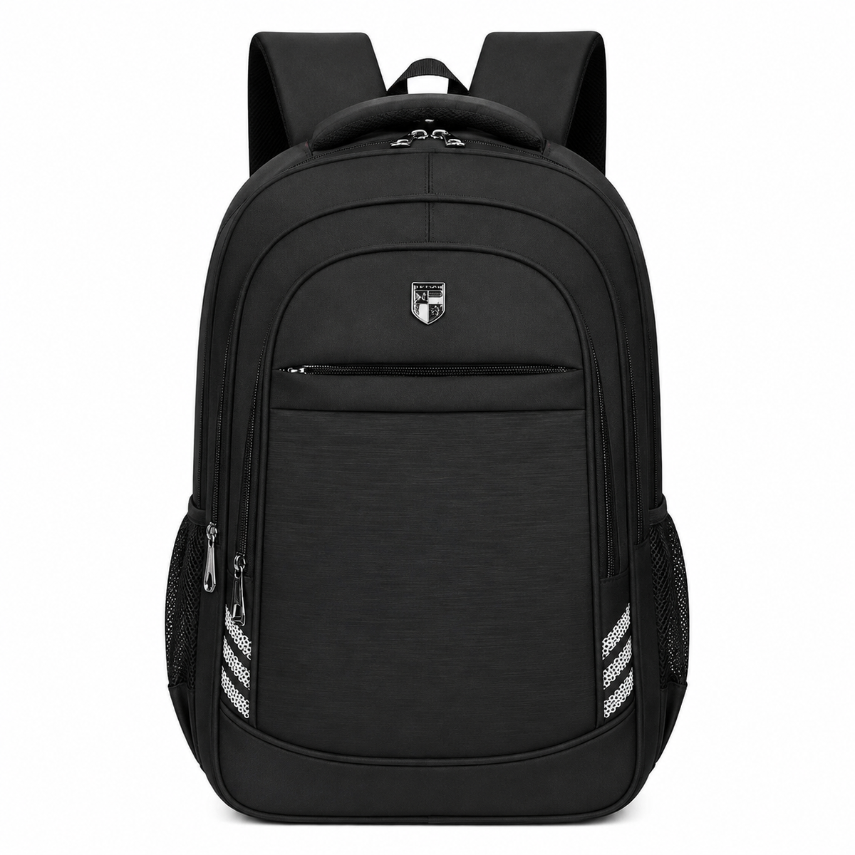Rucsac Travel Business NAKHCHIVAN, 51x34x15 cm, Oxford, Negru si Alb