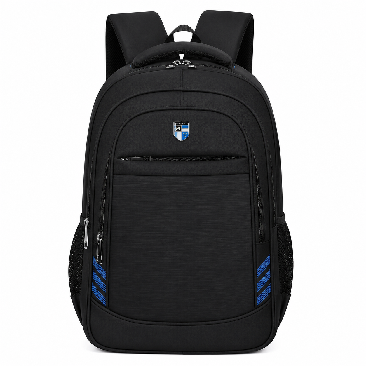 Rucsac Travel Business NAKHCHIVAN, 51x34x15 cm, Oxford, Negru si Albastru