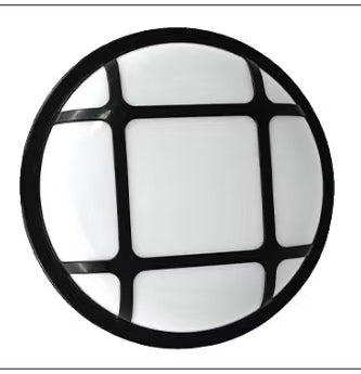 Aplica LED de Exterior AX311/218BK, Diametru 21.8cm, IP65, Lumina Calda