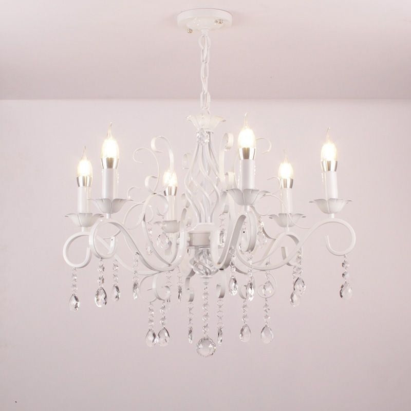 Candelabru DELLI SANTI 6xE14, Diametru 52cm, Alb, Inaltime Reglabila Candelabre Clasice Default Title Alessandro Design