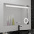 Oglinda LED Rectangulara 120x80cm ABSOLU MotionGlow Marcello Sistem Dezaburire Ceas & Termometru Lupa Cosmetica Dimabila
